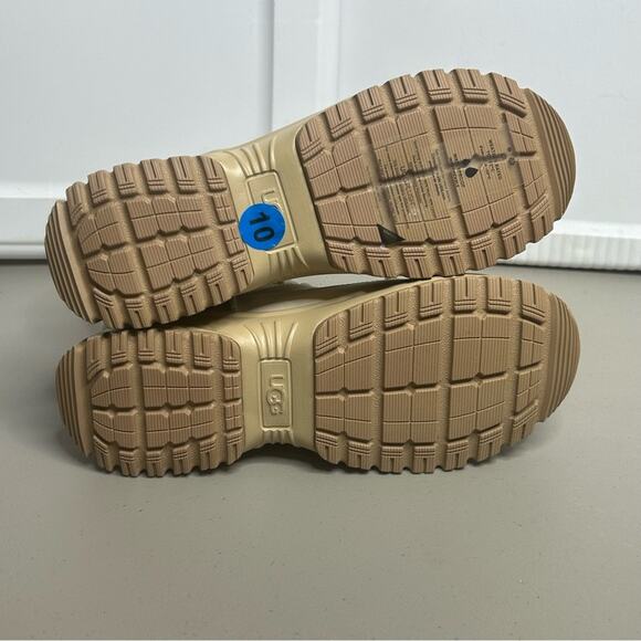 UGG Rubber Boots Yose Fluff V2 Lace Up Winter Boot White Pine Womens Size 10 NEW - Picture 9 of 9